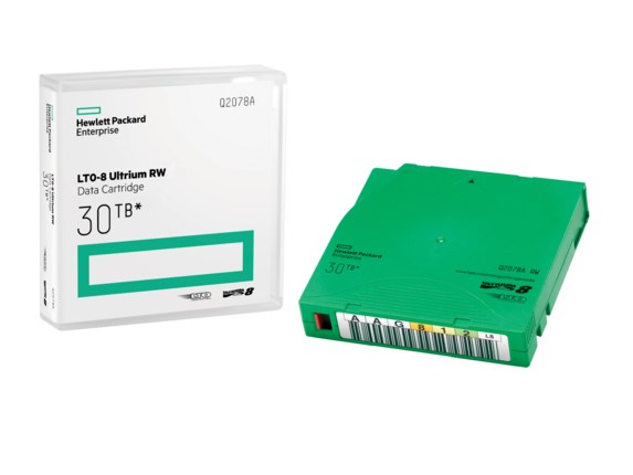 HPE LTO-8 Ultrium 30TB RW Data Cartridge Blank data tape 12 TB 1.27 cm