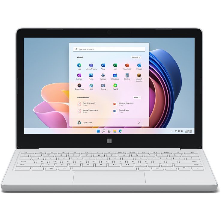 Microsoft Surface Laptop SE 29.5 cm (11.6") HD Intel® Celeron® N N4120 8 GB DDR4-SDRAM 128 GB eMMC Wi-Fi 5 (802.11ac) Windows 11 SE Grey