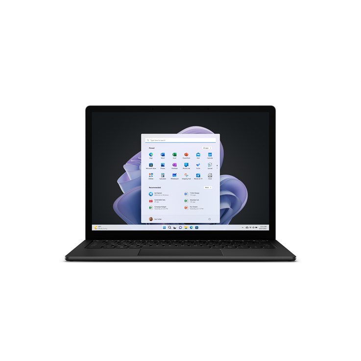 Microsoft Surface Laptop 5 38.1 cm (15") Touchscreen Intel® Core™ i7 i7-1265U 32 GB LPDDR5x-SDRAM 1 TB SSD Wi-Fi 6 (802.11ax) Windows 11 Pro Black