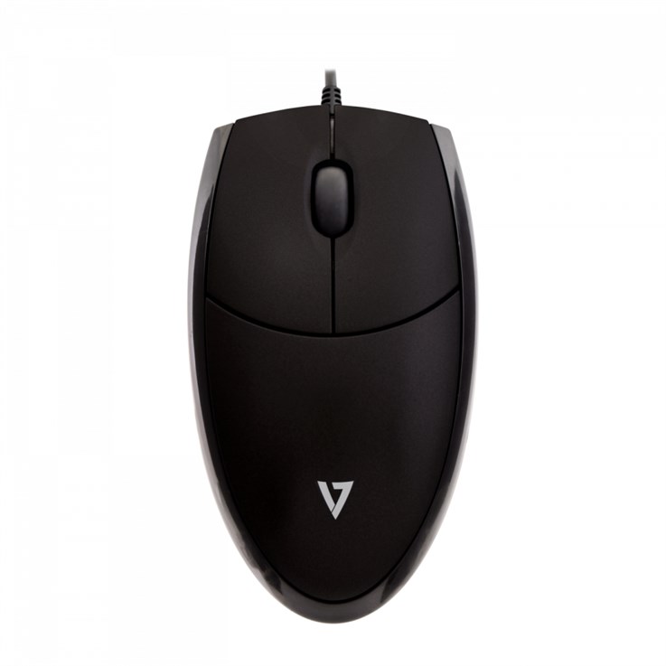 V7 Optical LED USB Mouse - black