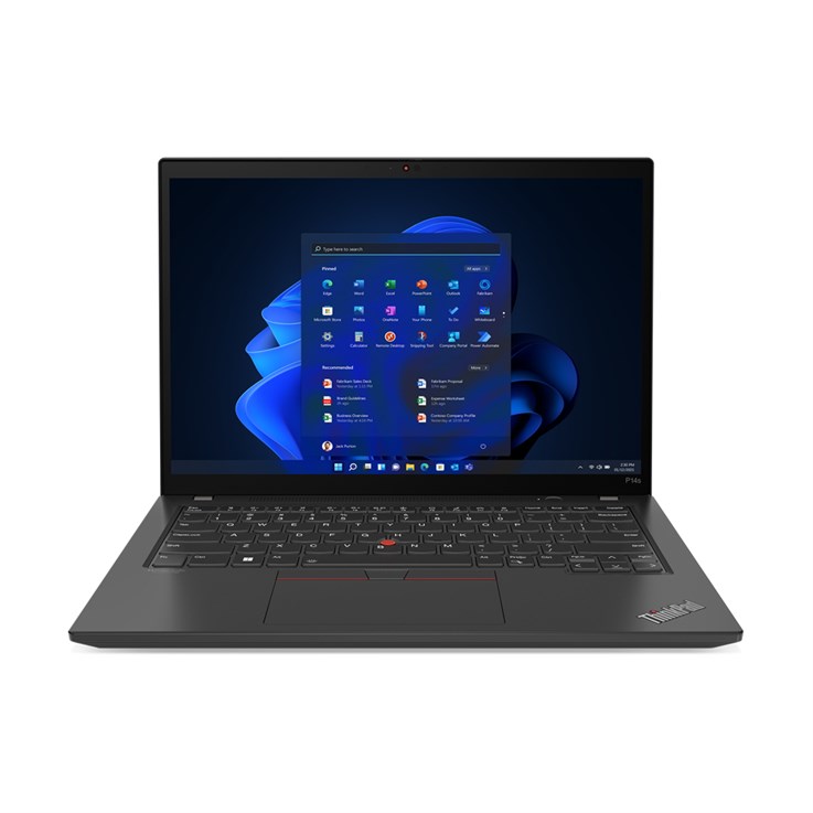 Lenovo ThinkPad P14s Gen 3 (Intel) Mobile workstation 35.6 cm (14") WUXGA Intel® Core™ i7 i7-1260P 16 GB DDR4-SDRAM 512 GB SSD NVIDIA Quadro T550 Wi-Fi 6E (802.11ax) Windows 11 Pro Black