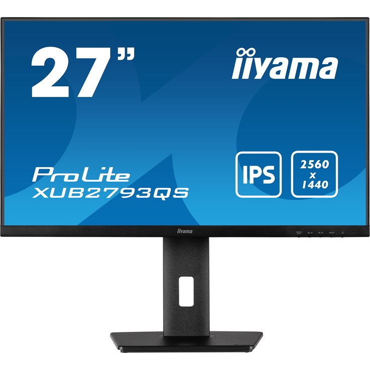 iiyama ProLite XUB2793QS-B1 computer monitor 68.6 cm (27") 2560 x 1440 pixels Wide Quad HD LED Black