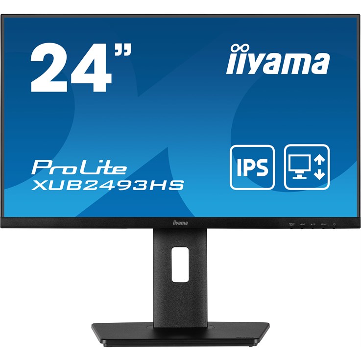 iiyama ProLite XUB2493HS-B5 LED display 60.5 cm (23.8") 1920 x 1080 pixels Full HD Black
