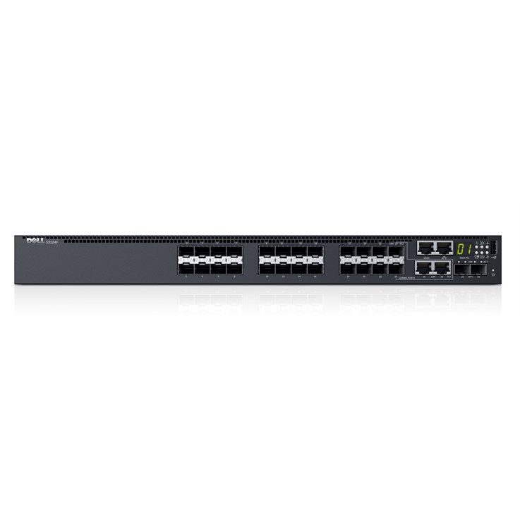 DELL PowerConnect S3124F Managed L2/L3 1U Black