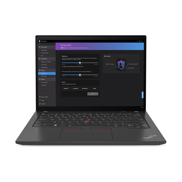 Lenovo ThinkPad T14 Intel® Core™ i7 i7-1355U Laptop 35.6 cm (14") WUXGA 16 GB DDR5-SDRAM 512 GB SSD Wi-Fi 6E (802.11ax) Windows 11 Pro Black