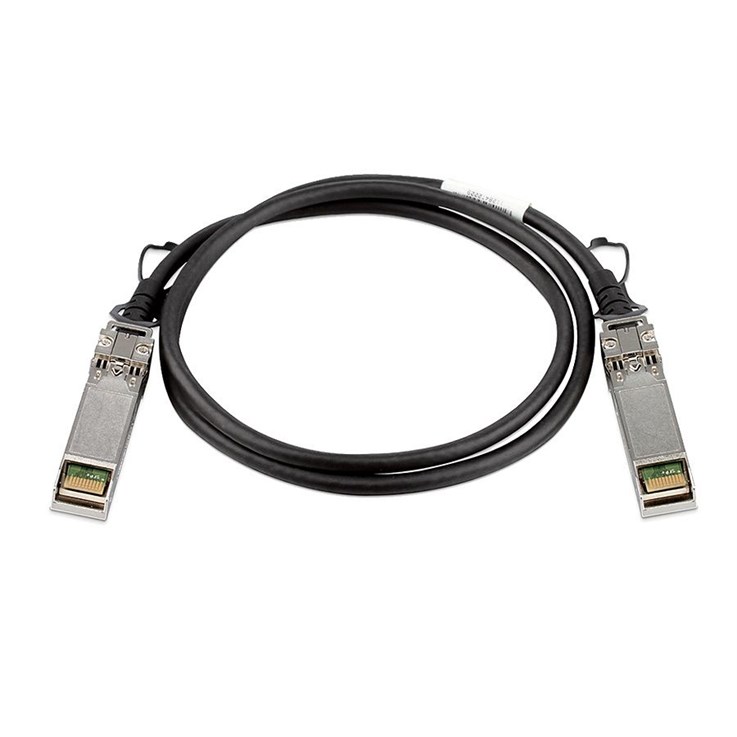 Plusoptic DACSFP-10G-0.5M-PLU InfiniBand/fibre optic cable SFP+ Black, Stainless steel