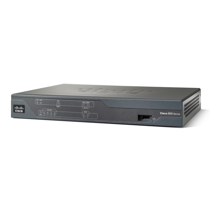 Cisco 888EA wired router Fast Ethernet Black