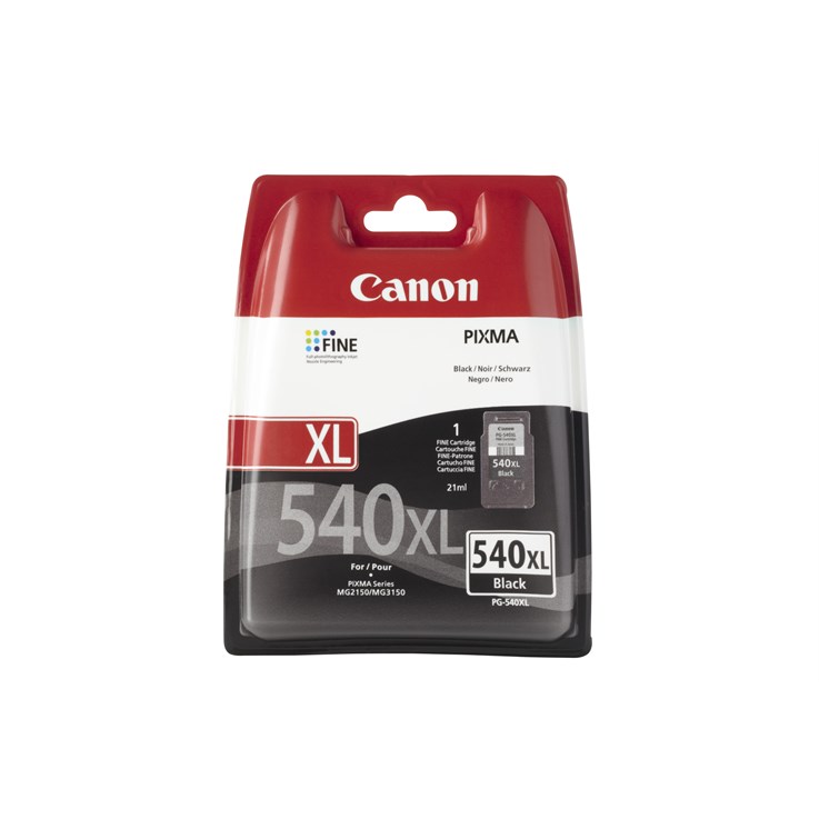 Canon PG-540 XL w/sec ink cartridge 1 pc(s) Original High (XL) Yield Black