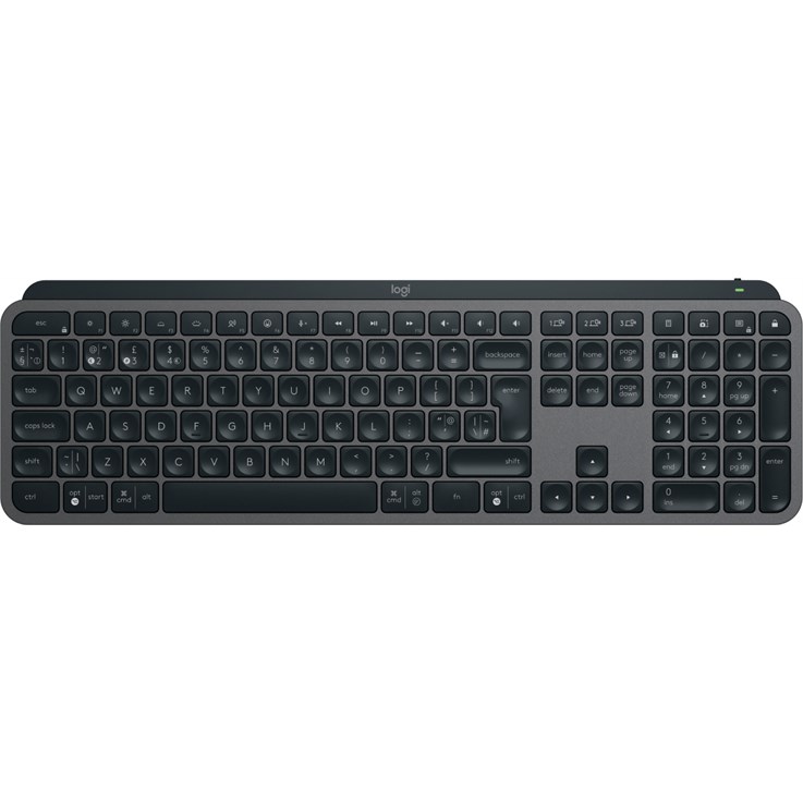 Logitech MX Keys S keyboard RF Wireless + Bluetooth QWERTY UK English Graphite