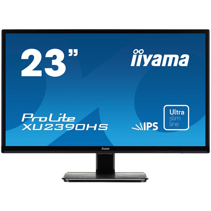 iiyama ProLite XU2390HS LED display 58.4 cm (23") 1920 x 1080 pixels Full HD Black