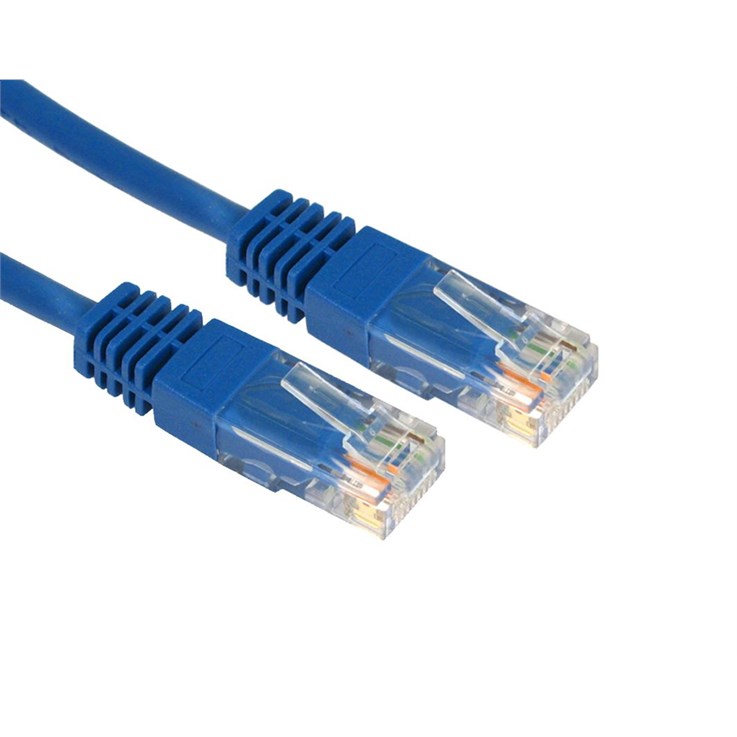 Cables Direct 0.5m Cat5e networking cable Blue U/UTP (UTP)