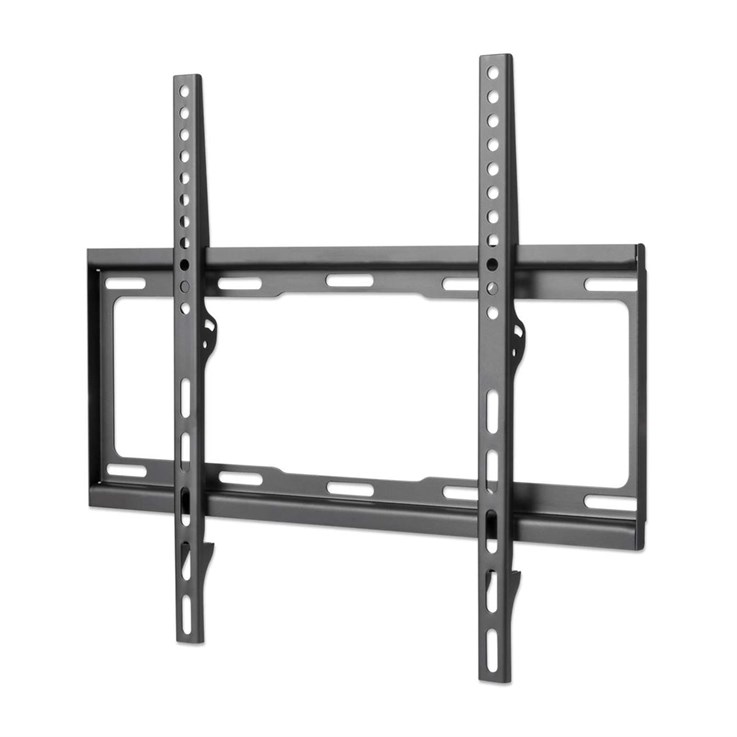 Manhattan TV & Monitor Mount, Wall, Fixed, 1 screen, Screen Sizes: 32-55", Black, VESA 200x200 to 400x400mm, Max 40kg, LFD, Lifetime Warranty