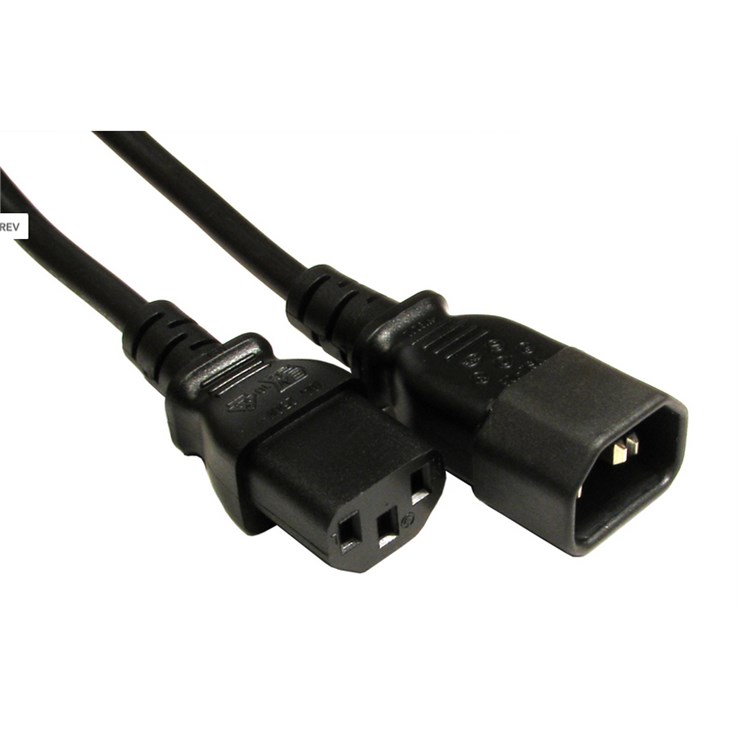 Cables Direct RB-301 power cable Black 1.8 m C13 coupler C14 coupler