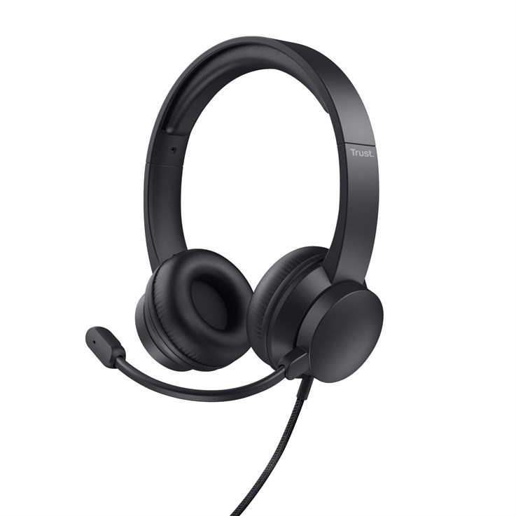 Trust Rydo Headset Wired Head-band Calls/Music USB Type-A Black