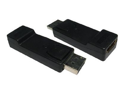 Cables Direct HDHDPORT-005 cable gender changer Display Port 20pin HDMI Black