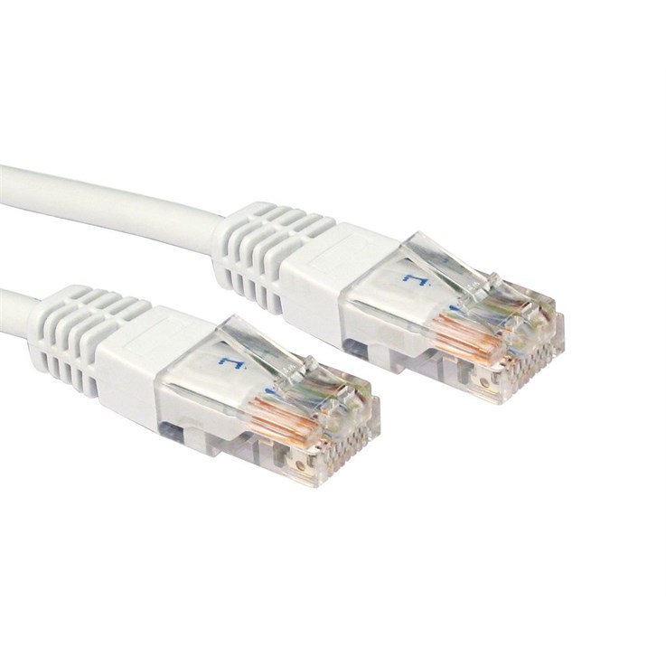 Cables Direct ERT-605W networking cable White 5 m Cat6 U/UTP (UTP)
