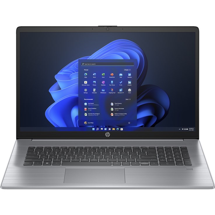 HP 470 G10 Intel® Core™ i5 i5-1335U Laptop 43.9 cm (17.3") Full HD 16 GB DDR4-SDRAM 512 GB SSD Wi-Fi 6 (802.11ax) Windows 11 Pro Silver