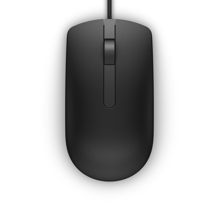 DELL MS116 mouse Ambidextrous USB Type-A Optical 1000 DPI