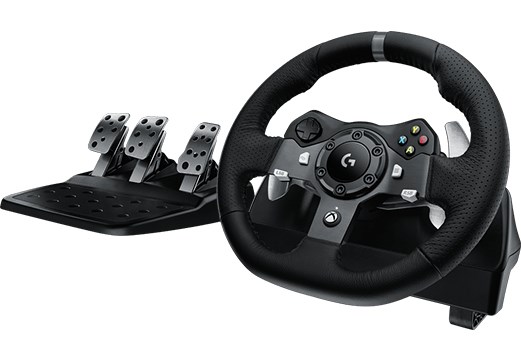 Logitech G G920 Black USB Steering wheel + Pedals Analogue MAC, PC, Xbox