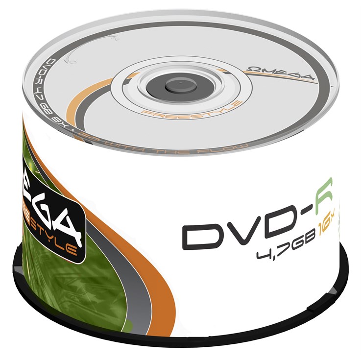 Freestyle DVD-R (x50 pack), 4.7GB, Speed 16X, Spindle, Cakebox