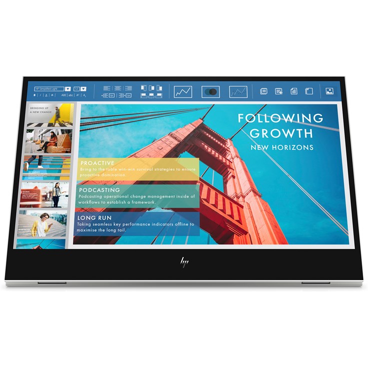 HP E-Series E14 G4 computer monitor 35.6 cm (14") 1920 x 1080 pixels Full HD LED White