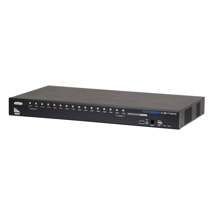 ATEN CS17916 KVM switch Rack mounting Black