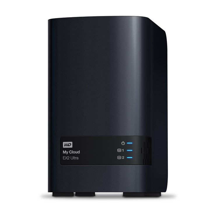 Western Digital My Cloud EX2 Ultra NAS Desktop Marvell Armada 385 1 GB DDR3 4 TB HDD My Cloud OS Black