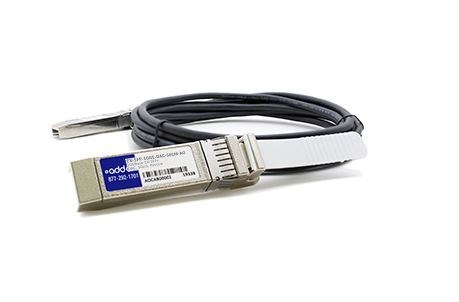 AddOn Networks SFP+/SFP+, 1.6ft InfiniBand/fibre optic cable 0.5 m SFP+ Black, Silver