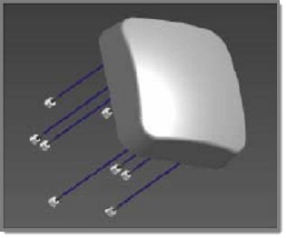 Extreme networks WS-AI-DE10055 network antenna Sector antenna 10.5 dBi