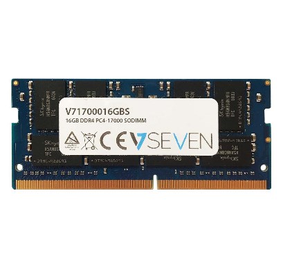 V7 16GB DDR4 PC4-17000 - 2133Mhz SO DIMM Notebook Memory Module - V71700016GBS