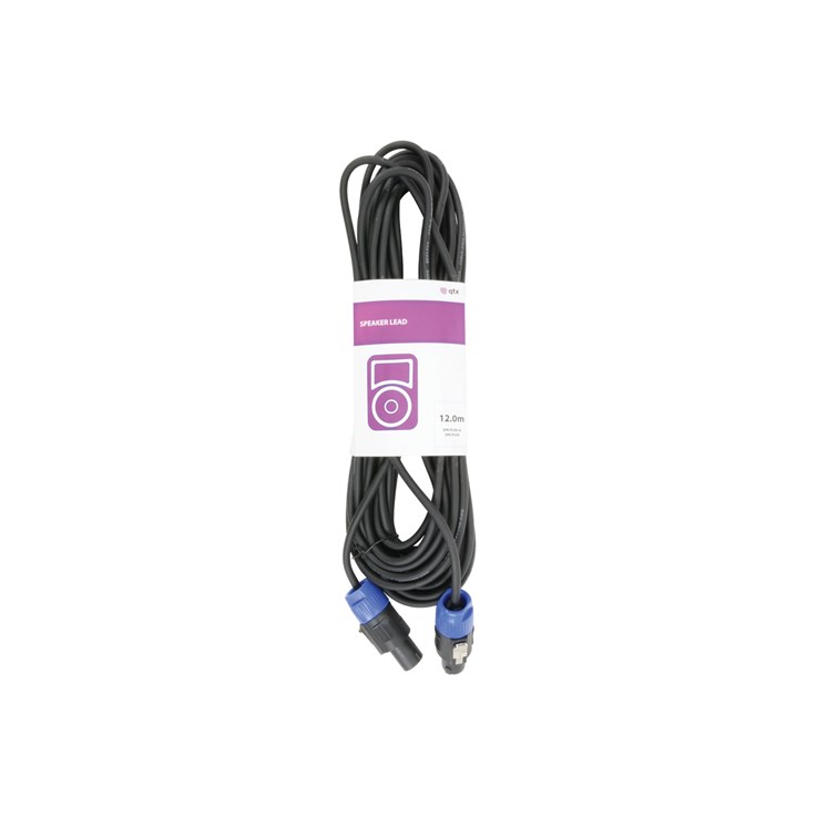 Qtx 190.181UK audio cable 12 m Terminal Black