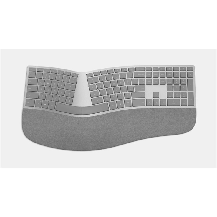 Microsoft Surface Ergonomic keyboard Office Bluetooth Grey