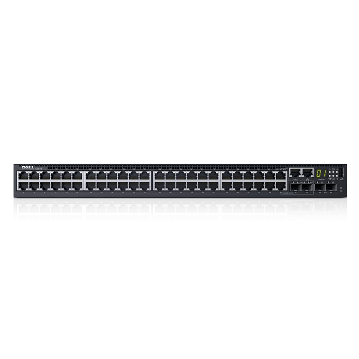 DELL S-Series S3148T Managed L2/L3 Gigabit Ethernet (10/100/1000) Power over Ethernet (PoE) 1U Black