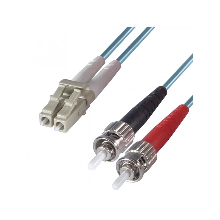 DP Building Systems 3-DX-LC-ST-15-AA InfiniBand/fibre optic cable 15 m Aqua colour, Blue