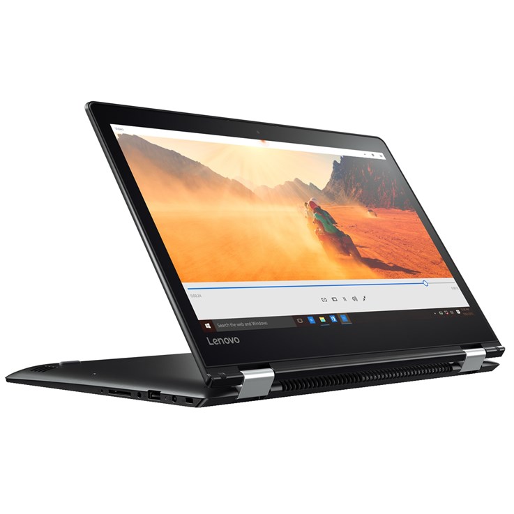 Lenovo Yoga 510 AMD A6 A6-9210 Hybrid (2-in-1) 35.6 cm (14") Touchscreen HD 4 GB DDR4-SDRAM 1 TB HDD Wi-Fi 5 (802.11ac) Windows 10 Home Black