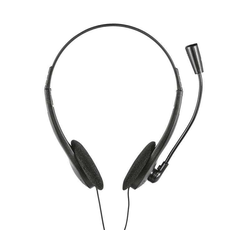 Trust HS-100 Headset Wired Head-band Office/Call center Black