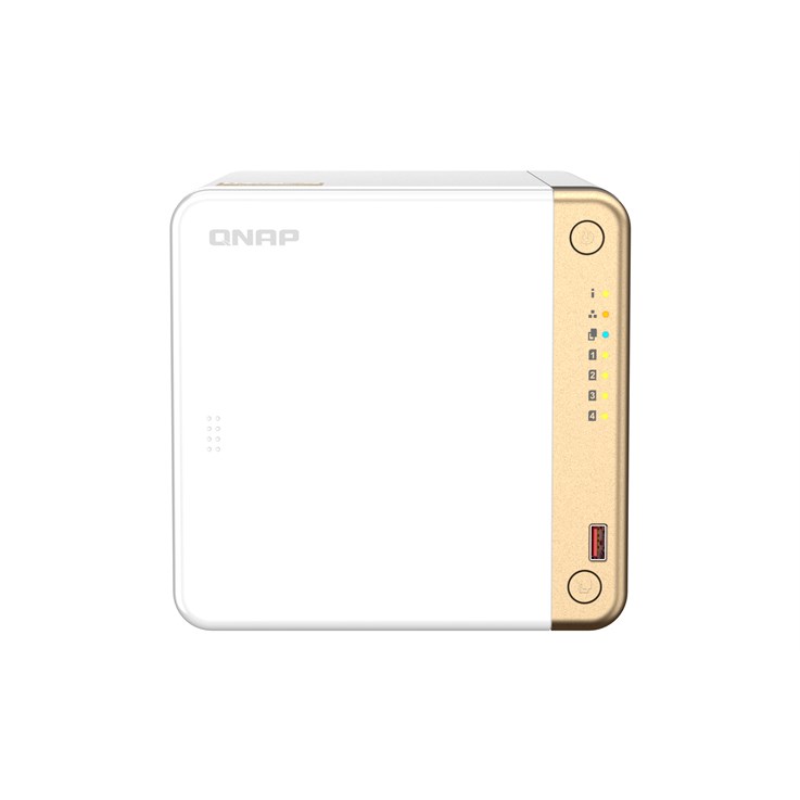 QNAP TS-462-4G NAS/storage server Tower Intel® Celeron® N4505 2 GB DDR4 0 TB QNAP QTS White