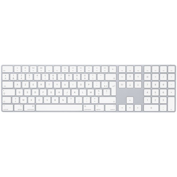 Apple MQ052F/A keyboard Universal Bluetooth AZERTY French White