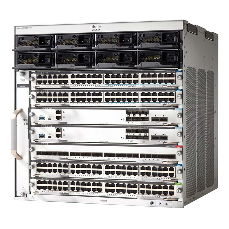 Cisco C9407R-96U-BNDL-E network equipment chassis 10U Grey