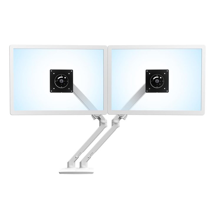 Ergotron MXV DESK DUAL MONITOR ARM 61 cm (24") White