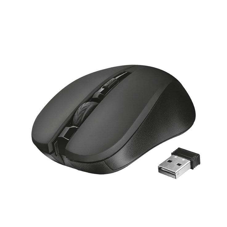 Trust 21869 mouse Office Ambidextrous RF Wireless Optical 1800 DPI