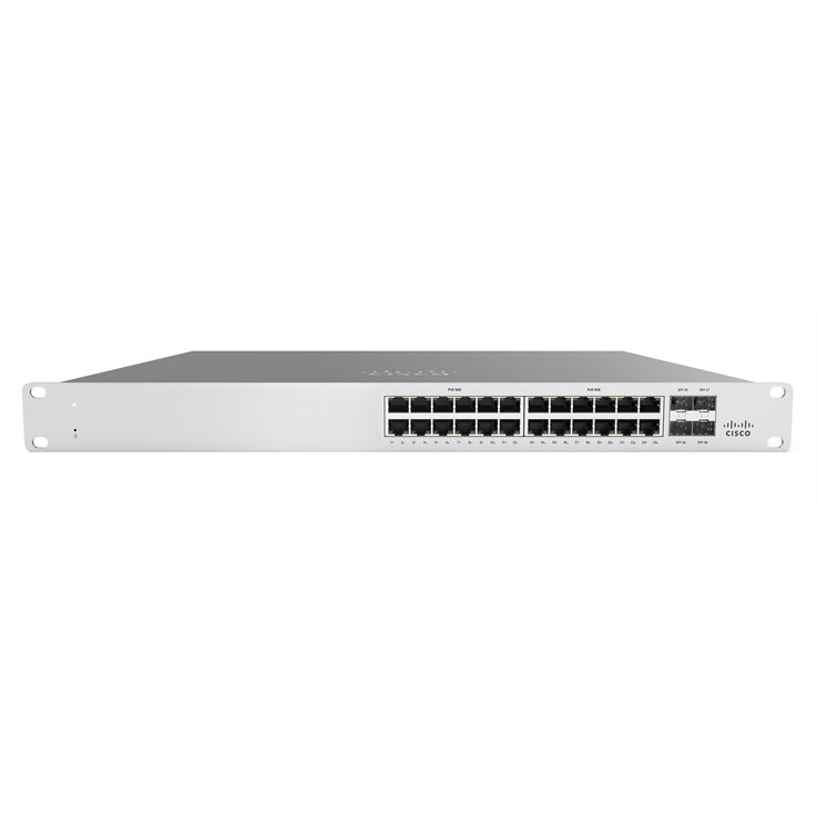 Cisco Meraki MS125-24P Managed L2 Gigabit Ethernet (10/100/1000) Power over Ethernet (PoE) 1U Grey