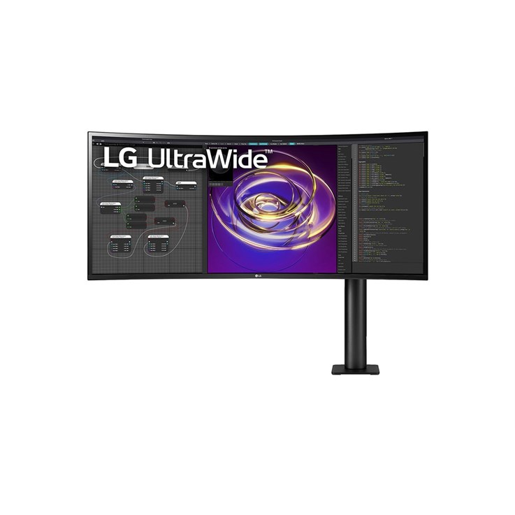 LG 34WP88CN-B computer monitor 86.4 cm (34") 3440 x 1440 pixels UltraWide Quad HD Black
