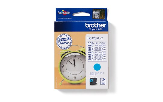 Brother LC125XLC ink cartridge 1 pc(s) Original Cyan