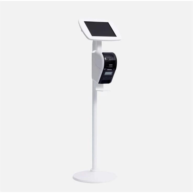 Bouncepad Floorstanding with Brother Printer mount tablet security enclosure 31.5 cm (12.4") White