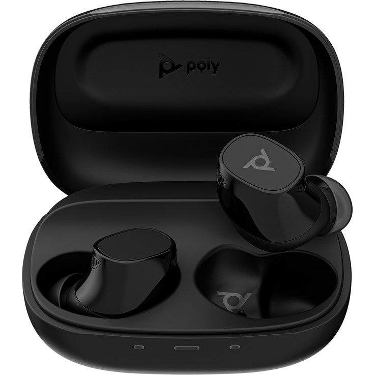 POLY Voyager Free 20 Gray Earbuds +Basic Charge Case Customer Special 1