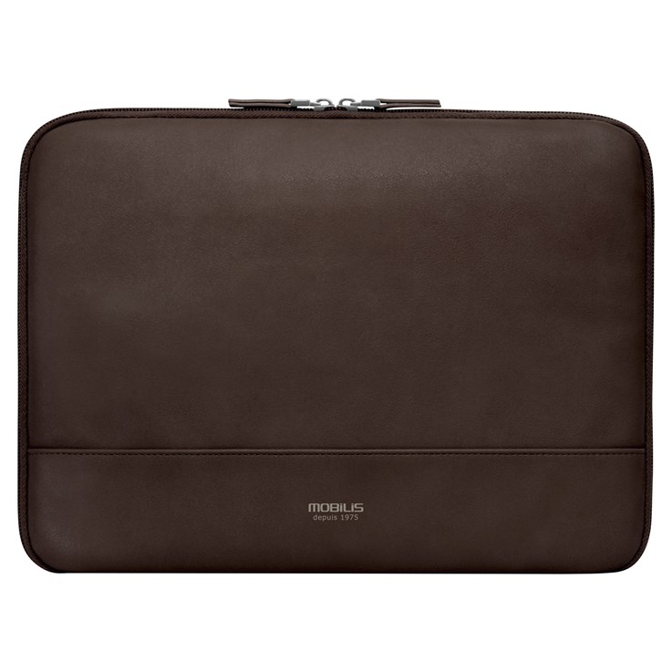 Mobilis 042038 laptop case 35.6 cm (14") Sleeve case Brown
