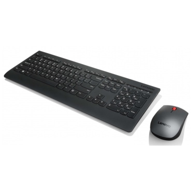 Lenovo 4X30H56803 keyboard Mouse included Office RF Wireless Czech Black