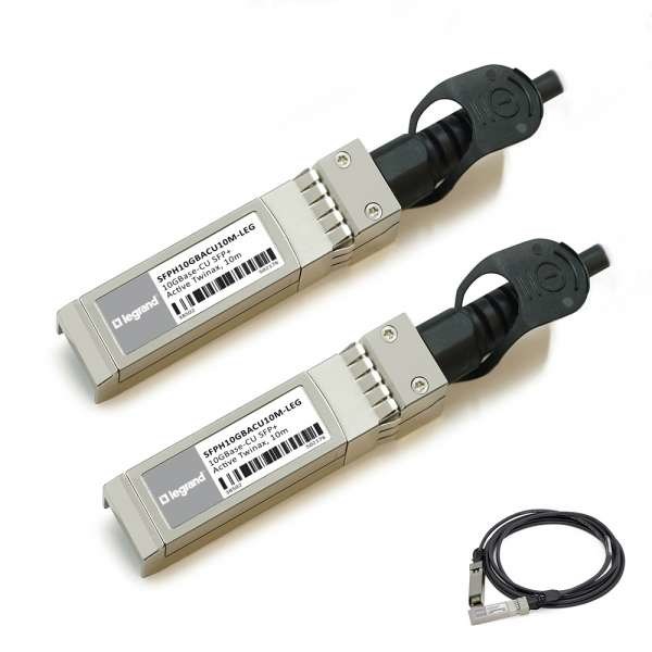 Legrand Cisco[R] SFP-H10GB-ACU10M Compatible TAA Compliant 10GBase-CU SFP+ to SFP+ Direct Attach Cable (Active Twinax, 10m)