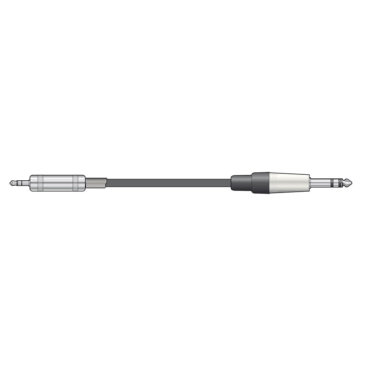 Chord Electronics 190.014UK audio cable 6 m 6.35mm TRS 3.5mm TRS Black